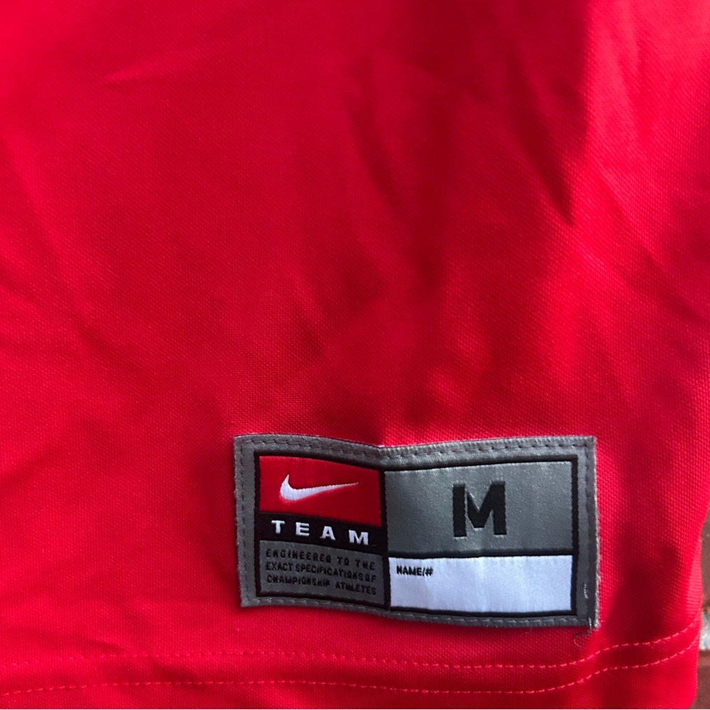 TEAM Nike Joey Bosa #97 Ohio State Buckeyes Medium Dri-Fit Jersey Red White M1 - Picture 5 of 7